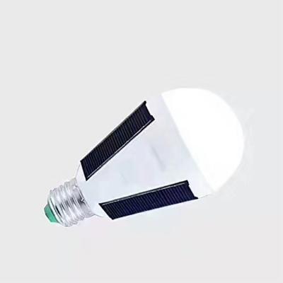 China ROAD light bulb factory direct sale rechargeable solar emergency light bulb 7w E27 LED solar light bulb for sale