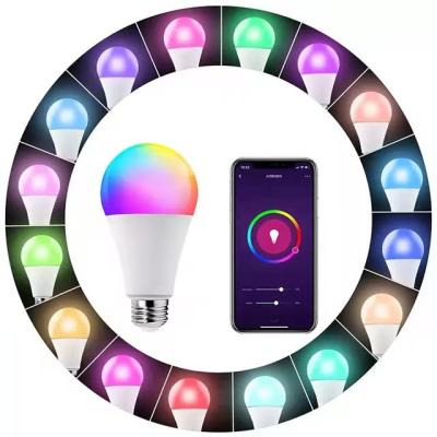 China Factory Direct Sale Residential Smart WiFi LED Light Bulb 9W RGBW/WW E27 B22 7w 9w 12w Compatible with Remote Control Led Smart Bulb for sale