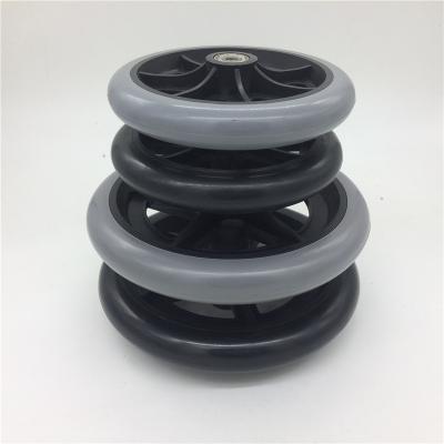 China JQ Caster Wheel 6 Inch 8inch Smooth Wheelchair Plastic Plastic Wholesale for sale