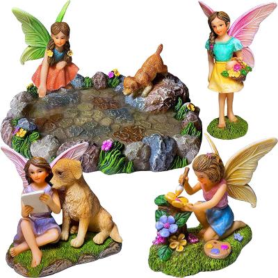 China Europe Fairy Miniature Resin Kit Mini Pond Garden Garden Decorations for sale