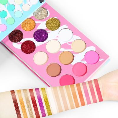 China Waterproof Custom Makeup Private Label Eyeshadow Palette Cosmetic Eyeshadow Palette for sale