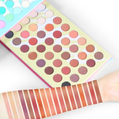 China Waterproof Beauty Glazed Super Pigmented Shimmer Eyeshadow Pigments Eyeshadow Palette for sale