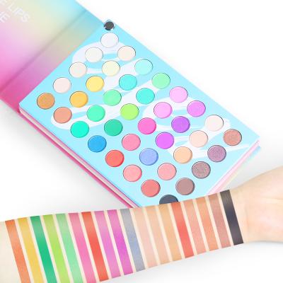 China New High Pigment Waterproof Eye Shadow Palette Custom Private Label Eyeshadow Palette for sale