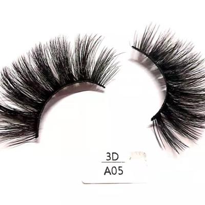 China New 3D Tapered Luxury High Quality Soft Mink Eyelashes Vendor Fluffy Mink Eyelash for sale