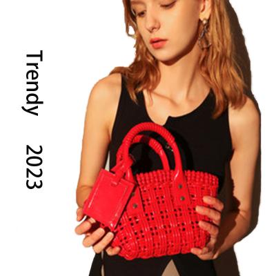 China Fashion/Vintage Mini Purse For Women 2023 Trends Ins Designer Top Handle Hand Bags Ladies Brand Handmade Traveling Purses And Handbags B for sale