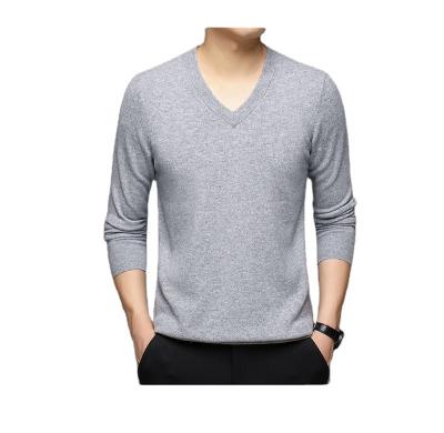 China OEM Custom Hot Selling Anti-wrinkle Wholesale V-Neckline Knitted Mens Sweaters Knitwear for sale