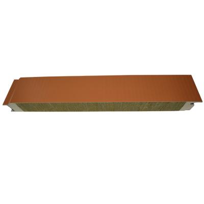 China Fire Resistant And Durable 50mm Rock Wool Sandwich Panel For Clean Room for sale