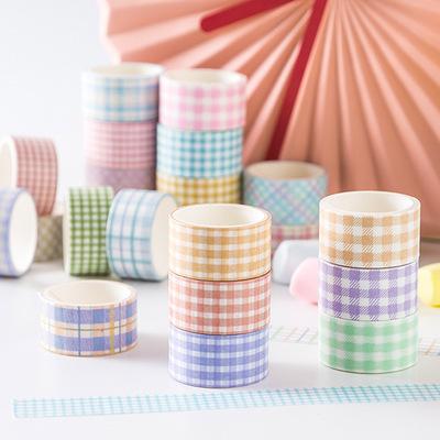 China Wholesale Custom Printing Heat Resistant Washi Sticker Tape Decorative Washi Tape Pastel Japanese Washi Tape Set for sale