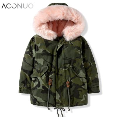 China YAJIANUO Anti-wrinkle Thick Camouflage Winter Keep Warm Coat Kids Cotton-padded Jacket Kids Clothes for sale