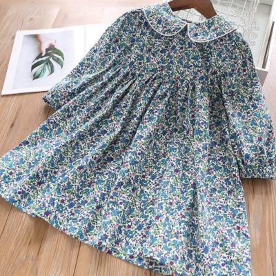 China YAJIANUO Toddler Baby Washable Custom Cute Spring Half Sleeve Dress Cotton Flower One Piece Dress For Kids Girl Plus Size for sale