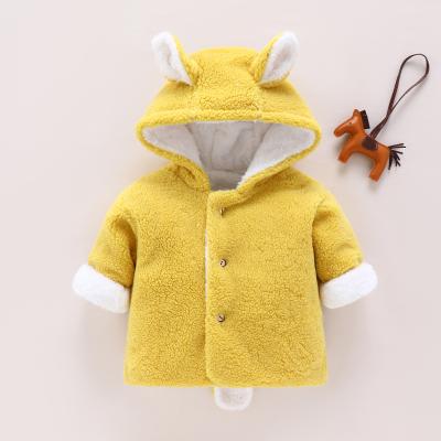 China YAJIANUO Custom Logo Hood Warm Baby Girls Winter Baby Toddlers Jacket Baby Cotton Jacket for sale