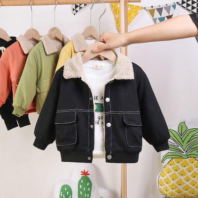 China Custom Made Toddler Cotton YAJIANUO Single Breasted Winter Jacket Baby Jackets Windproof Fashion Outwears for sale