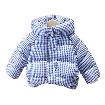 China YAJIANUO Custom Windproof Cotton Padded Kid Quilted Jacket Baby Jackets Winter Coat With Hood for sale