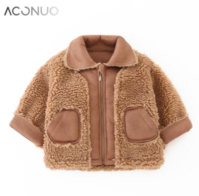 China YAJIANUO Custom Cute Winter Baby Jacket Hood Windproof Fleece Jacket Winter 70cm for sale