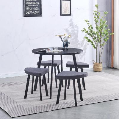 China OEM Commercial 45cm height Upholstery Fabric Dining Chair Metal Leg  For Coffee Shop for sale