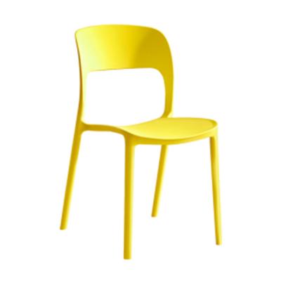 China Custom Home Restaurant Dining Chair Modern Multi Color Custom Plastic Chair for sale