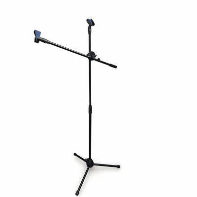 China Fashion Style China Factory Double Wheat Radio Adjustable Recording Studio Mic Microphone Stand for sale