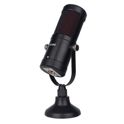 China Bayatu Handheld Microphone Recording Cardioid Microphone Youtube Gamer Condenser Microphone USB PC With Mute Button For Broadcast Live Streaming for sale