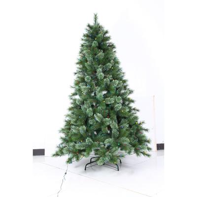 China Latest Design Popular Christmas Tree Decoration Pop 210cm Artificial Christmas Tree With Led Lights Spiral Christmas Tree Lit for sale