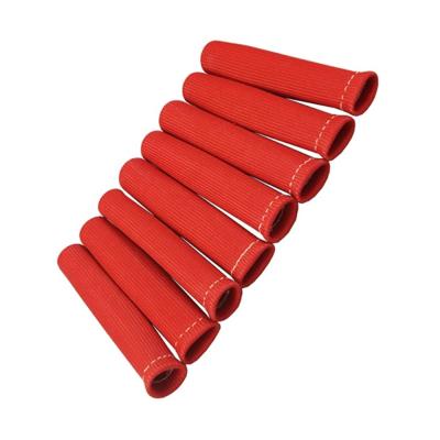 China 8 1200 Red Spark Plug Wire Boots Heat Shield Protector Sleeve SBC BBC 350 Universal 454 for sale