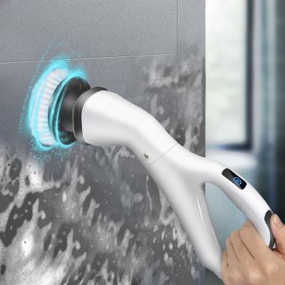 China 2022 Hand Shower Hand Shower Electric Electronic Wireless Scrubber Electric Bathroom Rotating Bathroom and Kitchen Scrubber for sale