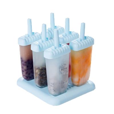 China Ice Cream Tube Multiple Shapes Colors Kids Safety Plastic Ice Cream Tray Homemade Customized Mold Pop for sale