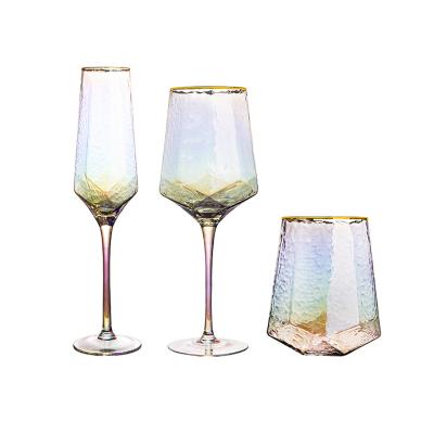 China Custom Clear Drinking Decorated Tasting Packaging Crystal Wine Glasses Goblet Crystal Glass Factory Hot Sale Wholesale Gift for sale