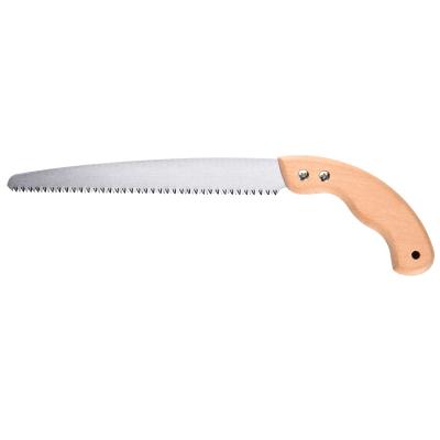 China OEM Durable Popular Outdoor Wood Handle Pruning Saw Tree Cutting Pruning Handle Saw Wood for sale