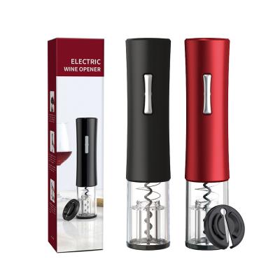 China Business Amazon 2020 Ebey Good Selling Wholesale Cork Screw Red Wine Battery Factory ABS Electric Wine Opener for sale