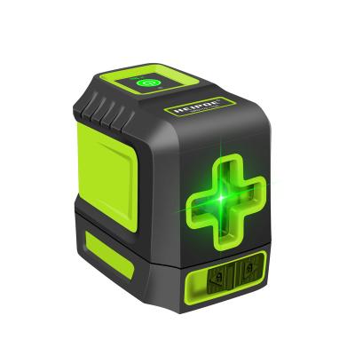 China HEIPOE SR011G Green Cross Lines AA Battery Mini Laser Level Green Beam With Remote Controller 95*60*85mm for sale