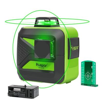 China USB Power Supply Huepar USB Charging Convenient Horizontal Charging Use Dry & Li-ion Battery & Self-Leveling 360 Lines Green Laser Beam 3D Cross Vertical 8 Level Line for sale