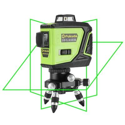 China MW-93T Laser Leveler Green Beam Laser Level 3D 360 Vertical Self-Leveling Horizontal Self-Leveling Cross Line 3D MW93T-2-GJ for sale