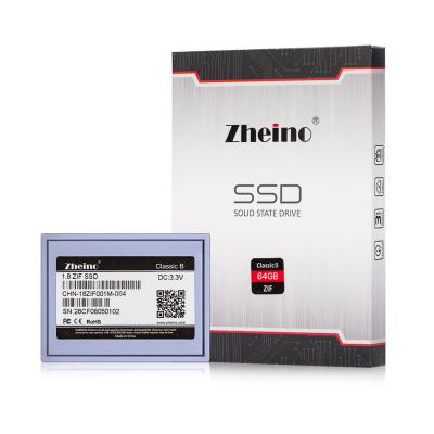 China Internal 1.8 ZIF SSD 64GB 6Gbps 2 Year Warranty  With ECC Support for sale