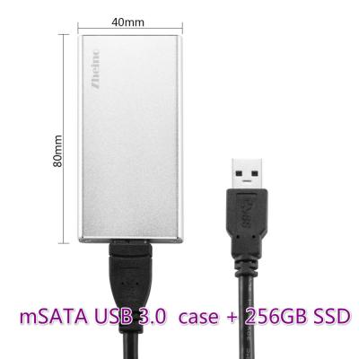 China USB3.0 256G External Hard Disk Drive Aluminum Case For Hlaf SSD P3 for sale