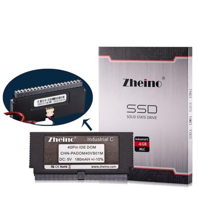 China RoHS 40 Pin-Scheibe auf industrieller 3-jähriger Garantie SSD 4GB SLC Modul IDE-Zheino zu verkaufen