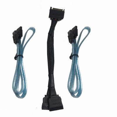 China One Connector Zheino HDD SSD Accessories , 6Gbps SATA Power Cable Splitter for sale