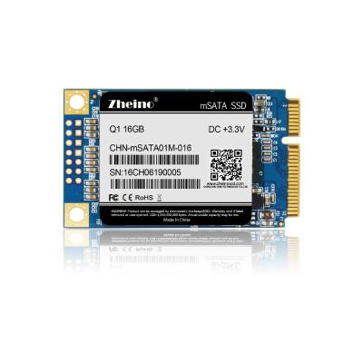 China MLC blitzen mSATA SSD 16GB SMI2246XT 35 MB/s schreiben Input Q1 3.3V zu verkaufen