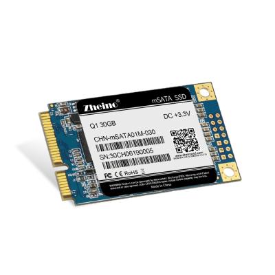 China Q1 mSATA SSD 30GB For Mini Laptop 30 * 50mm 3 Year Warranty for sale