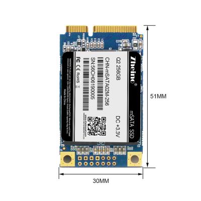 China Escondrijo interno del SSD los 256M del mSATA de alta velocidad de Q2 256gb para el cuaderno en venta