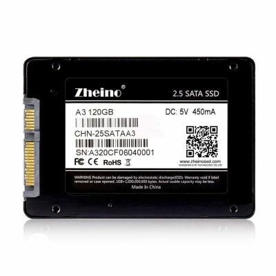 Κίνα Zheino 120gb A3 2,5 τρισδιάστατος τύπος λάμψης NAND ελεγκτών ίντσας SATA SSD SM2258XT προς πώληση