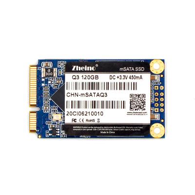 Κίνα στερεάς κατάστασης Drive Drive 120GB SSD MSATA εσωτερικό Q3 MSATA 3 έτη εξουσιοδότησης προς πώληση