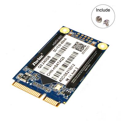 China Q3 Msata Hard Drive 240GB Internal 3D Nand Flash MSATA III Interface 510MB/S Read for sale