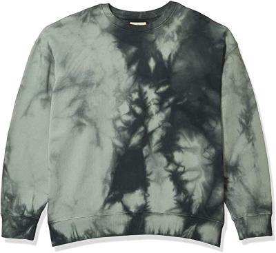 China Anti-wrinkle Suppliers Heavy Sweatshirts Pullover Tie Dye Mens Crewneck Sweatshirt for sale