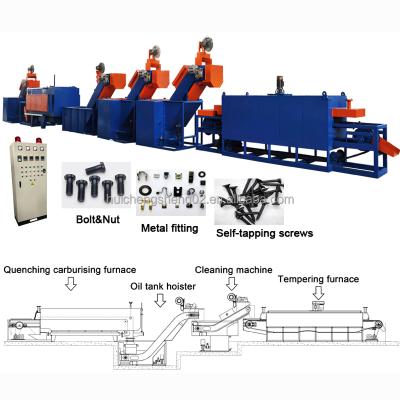 China Bolt Self Drilling Screw Carburizing Quenching And Heat Treatment Furnace Price Tempering for sale