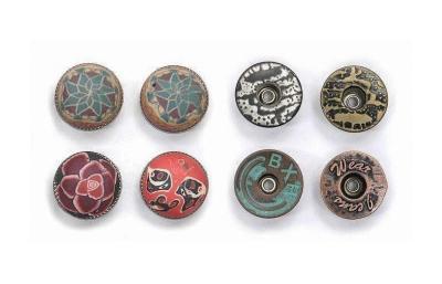 China Custom Jeans Rivet Fasteners Metal Snap Buttons Plating Nickel Free Brass Snaps for sale