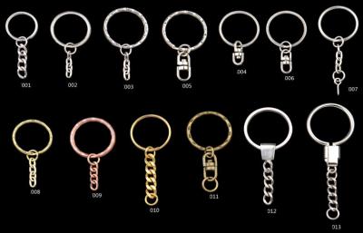 China Different Shape Handbag Accessories Metal Key Chain Ring for sale