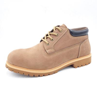 China Full Grain Cow Anti-Static Rubber Goodyear Welted Leather Safety Shoes for sale