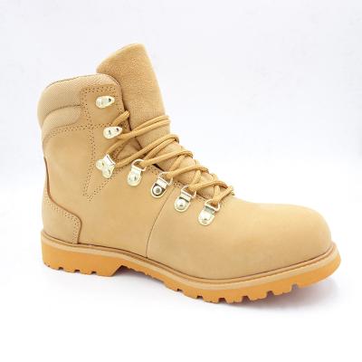 China Goodyear Waterproof Rubber Welted Canada Safety Full Grain Anti Static Nubuck Leather Steel Toe Cap Anti Static Boots for sale