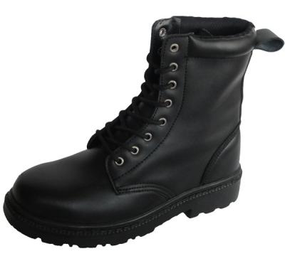 China Steel Toe Black Military Safety Boots Winter, Summer, Spring, Autumn for sale