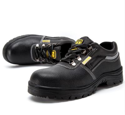 China Black Steel Toe Protective Steel Toe Safety Work Shoes for sale